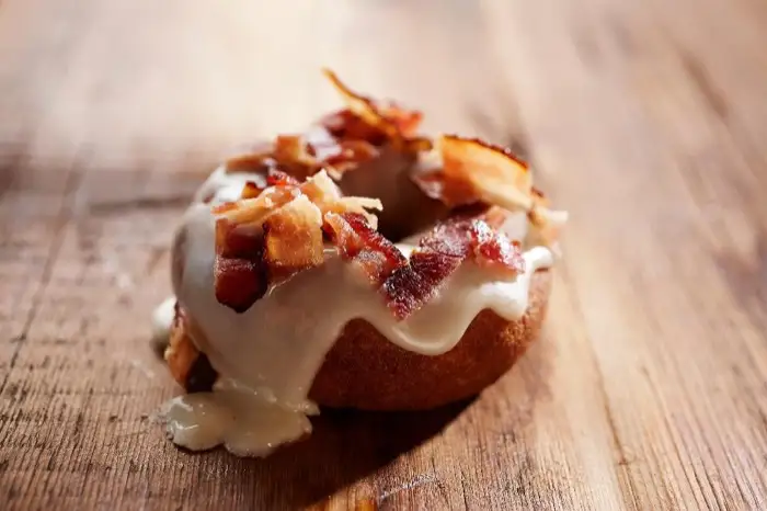 Maple bacon doughnut